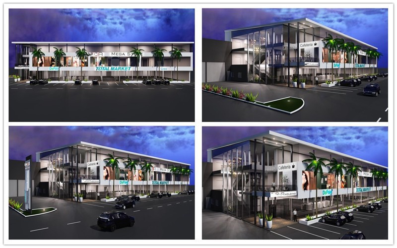 shopping mall design drawing